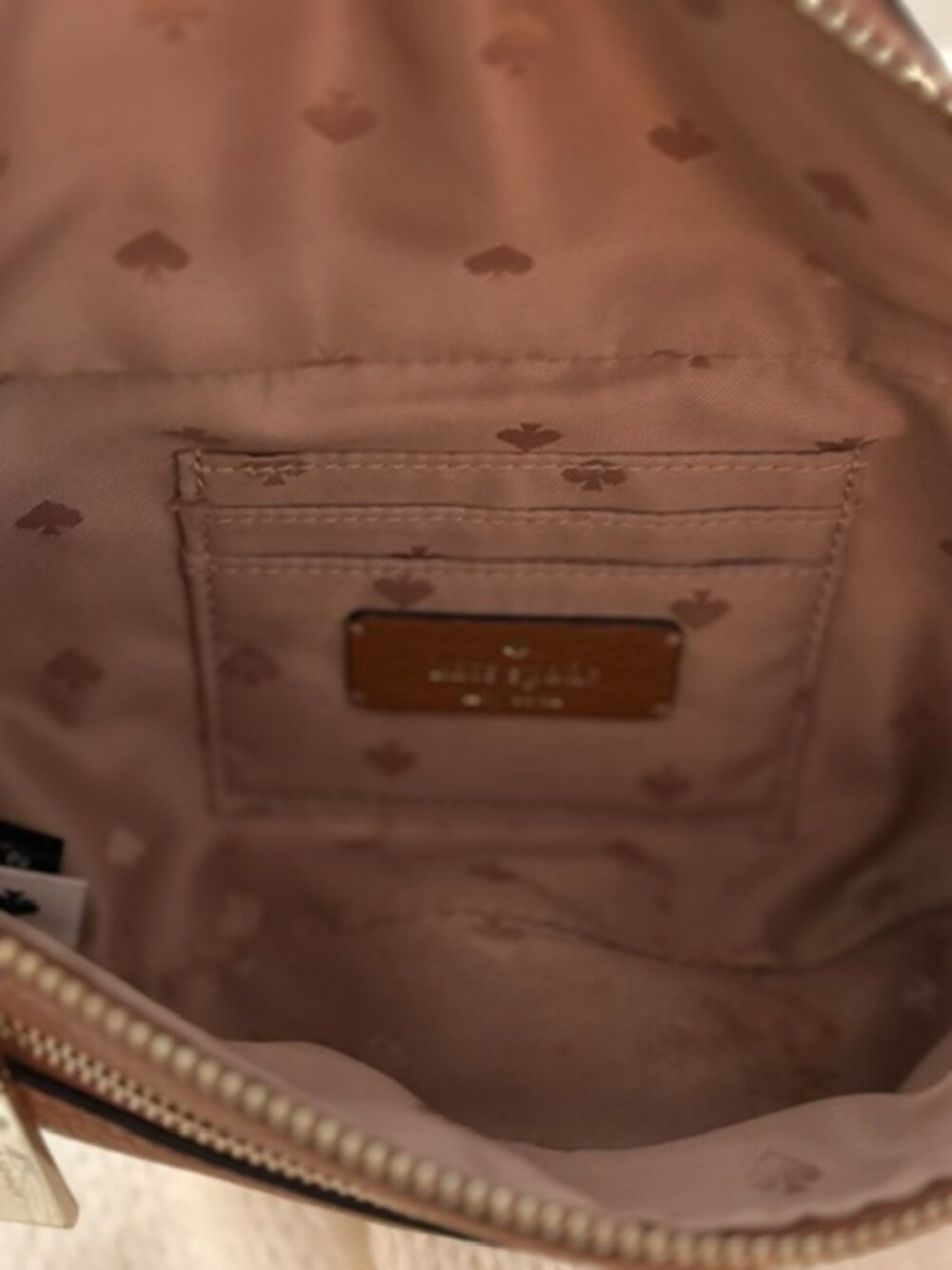 Longchamp Le Pliage Backpack Cream/Beige with Brown Leather Trim | Like New - Picture 2 of 3